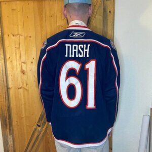 Reebok Premier Rick Nash Columbus Blue Jackets NHL Hockey Jersey